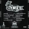 Siege - In the mist CD (2001) baksida